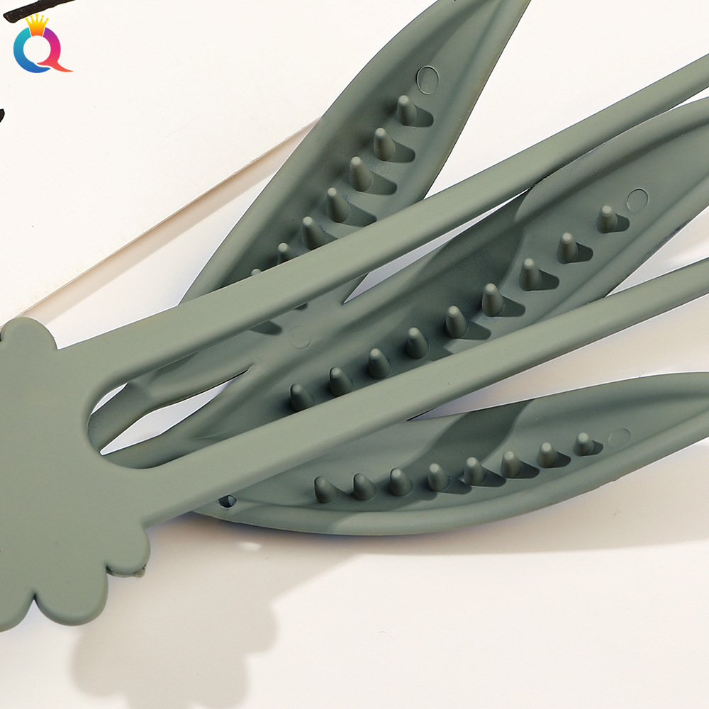 Wholesale of Qiyue Cross-border Fashion large matte hair clips, back head curls, side clips, and high-end duckbill hair accessories Specification drawing