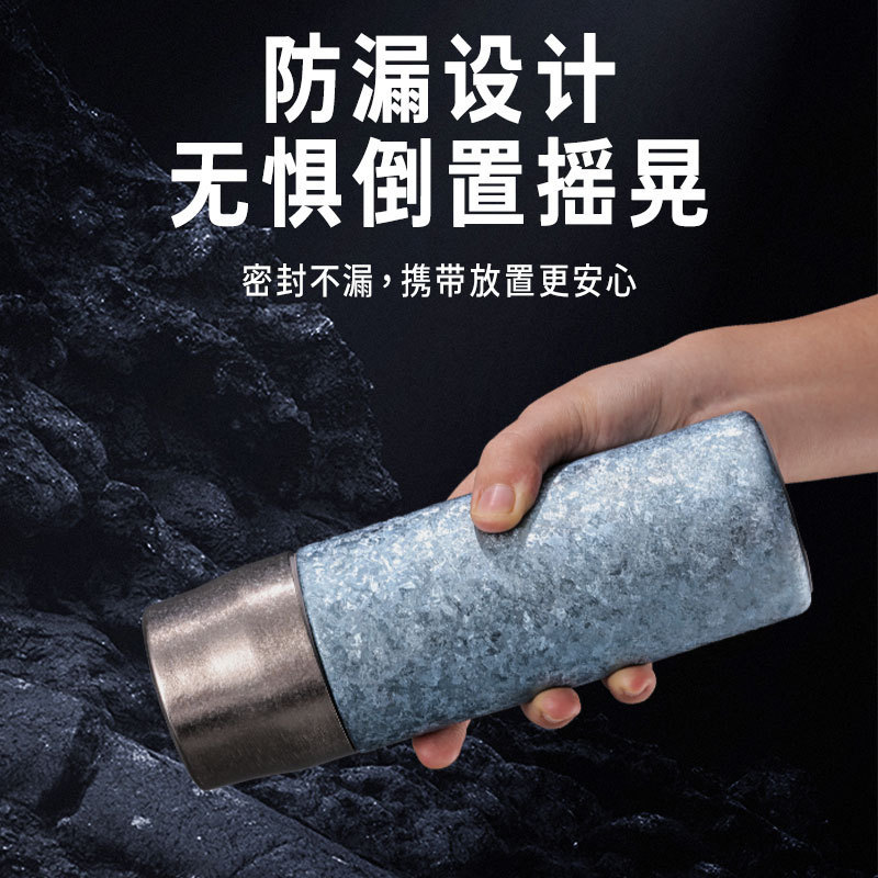 New pure titanium insulated cup, pure titanium antibacterial fresh-keeping water cup, portable men's and women's high appearance level titanium cup, business gift cup Application Scenario