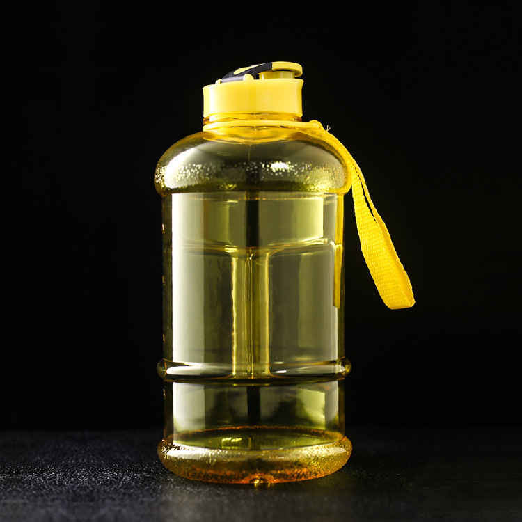 Tritan material can hold a large hot water kettle, 1.3L sports plastic water kettle, portable fitness water bucket, in stock, lightweight details Picture