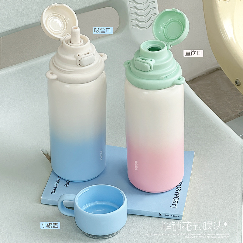 New type of household 304 stainless steel insulated cup, high appearance level, anti-drop, portable, multi-purpose water cup Specification drawing