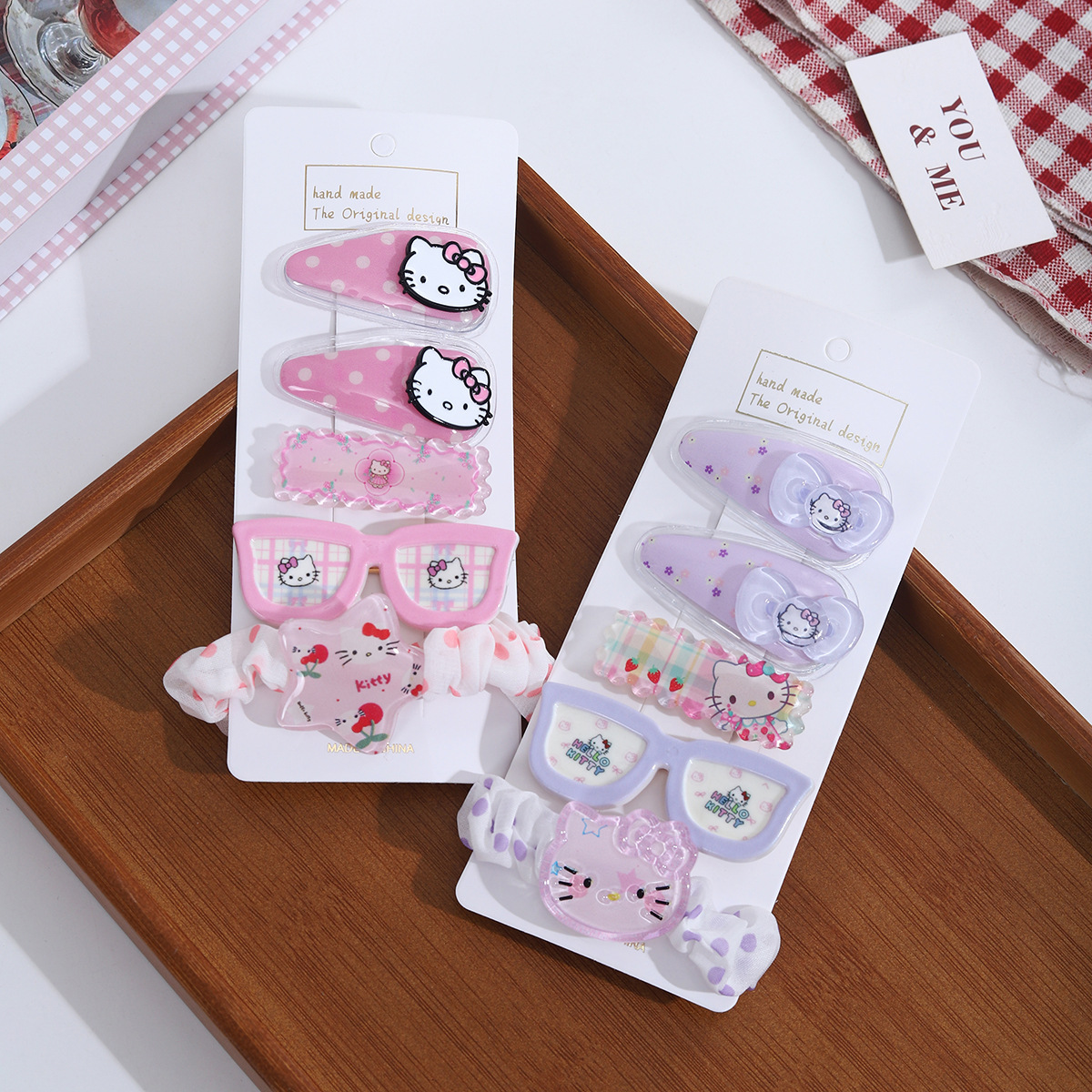 Children's glasses, flower hair clips, cute side clips, cartoon bangs, hair clippers, hair clips, girls' hair accessories Specification drawing