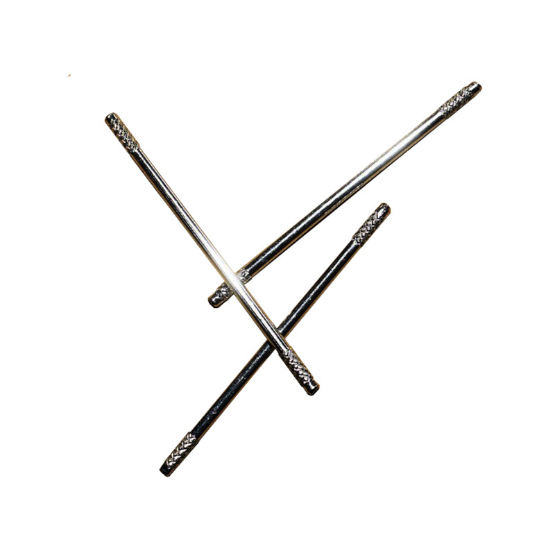 diy four-wheel drive toy parts: electroplated iron axle, 1.5mm gear axle, 10 fixed pins for wheel axles Item Picture