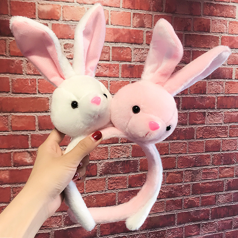 Internet-famous oversized rabbit figurine, hair band, rabbit ears, adult headwear, hair band, hair clip, rabbit hair decoration for women full figure