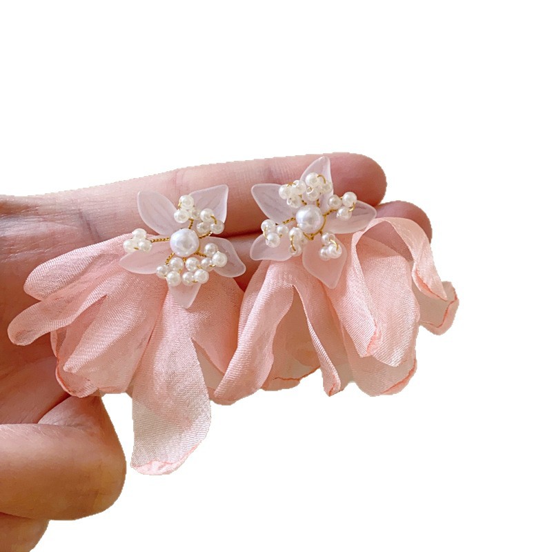 Summer colorful dopamine earrings, sweet and ethereal, with a unique and simple style, are the new high-end and trendy earrings of 2025 Item Picture