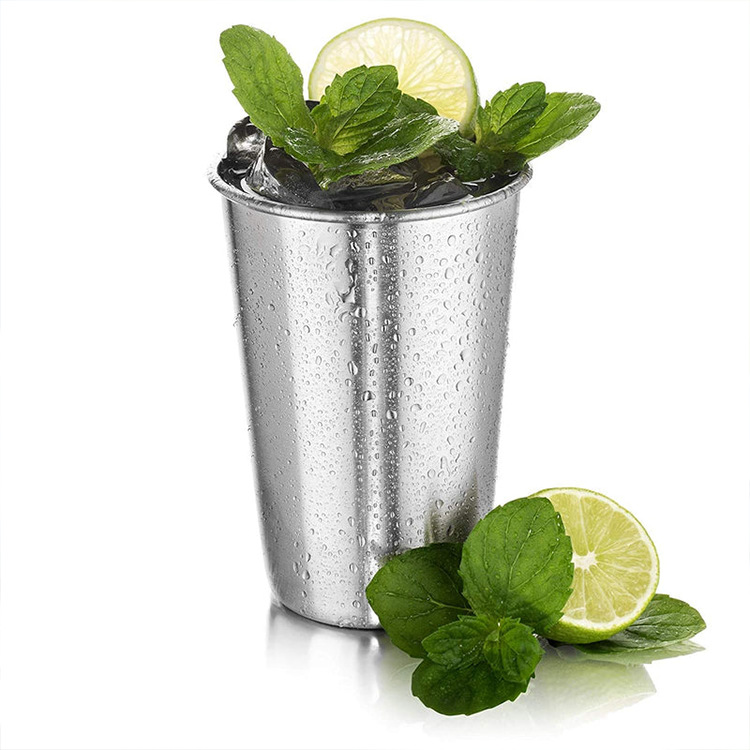 Nordic-style Korean beverage cups, cocktail cups, Korean ins stainless steel cups, chic style simple metal cold water cups Item Picture