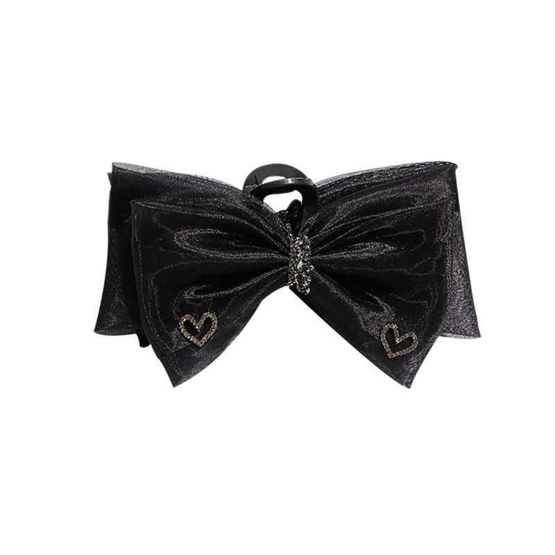 High-end double-sided bow clip, large hair clip for a fleeing princess, shark clip at the back of the head, headwear and hair clip Item Picture