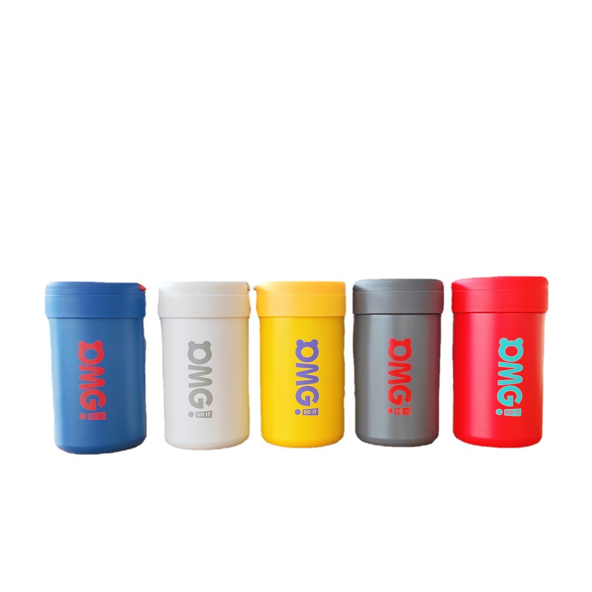 Wholesale of simple adult insulated cups with straws, portable coffee cups, fresh and high-quality office stainless steel water cups Item Picture
