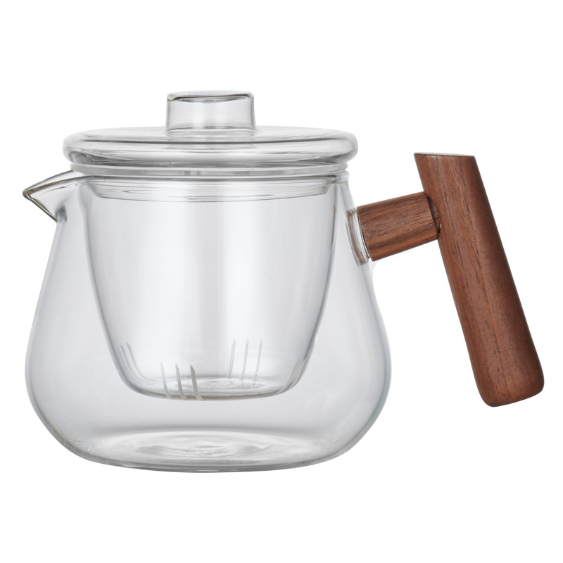 Wholesale of glass teapot, flower teapot, thickened inner pot, tea-water separation teapot, household electric ceramic stove and special tea sets Item Picture