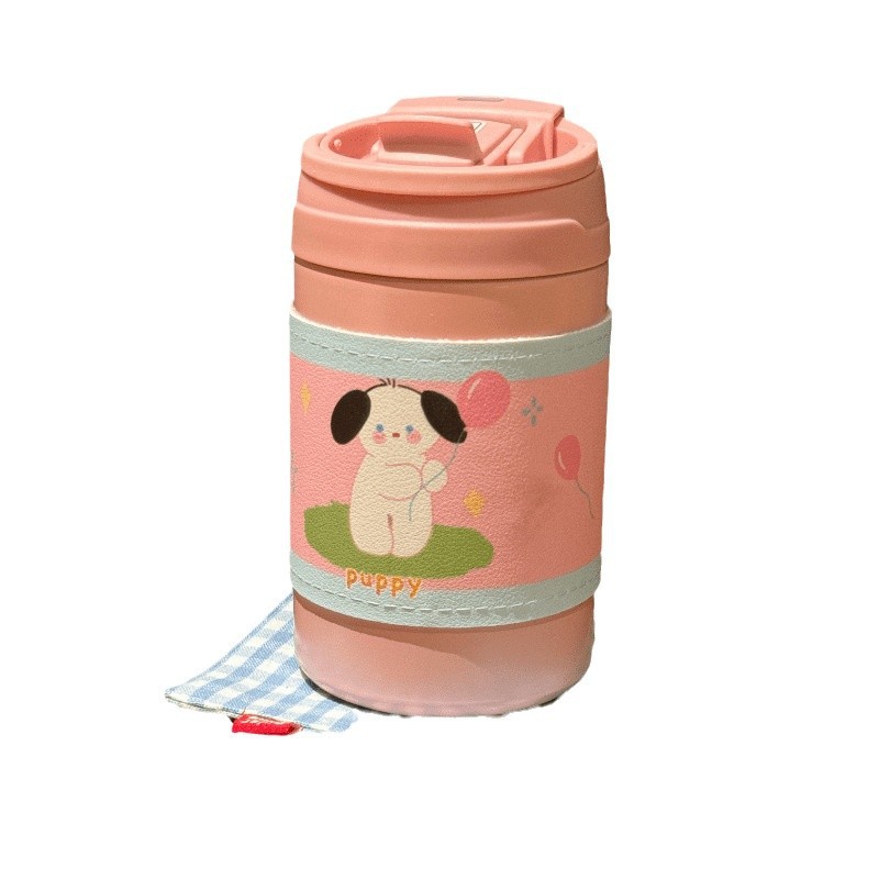 High appearance level, simple and portable hand-held water cup, 316 stainless steel cold insulation cup, portable coffee cup, insulated cup for girls Item Picture