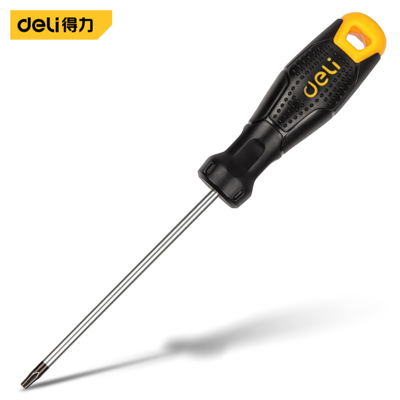 Deli Tools' patterned screwdriver, screw screwdriver, special-shaped screwdriver, magnetic center hole patterned screwdriver single piece undefined