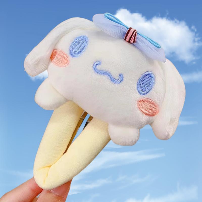 Cute Sanrio large hairpin, baby hairpin, hairpin for girls, little girl hair accessory Application Scenario