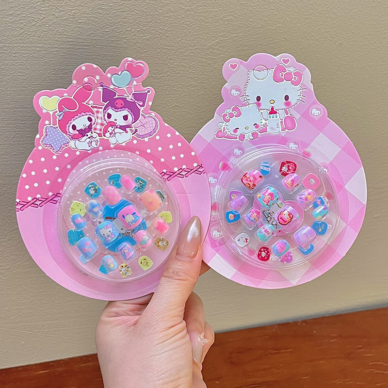 Children's cartoon nail stickers, girls' self-adhesive nail stickers, princesses wearing nail finger stickers, girls' stickers, nail pieces Application Scenario