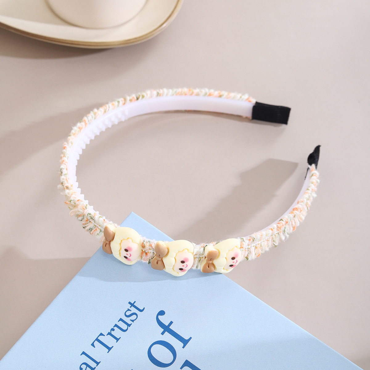 Children's hair band, girls' high-end non-constricting hair, baby hair clip headwear, special bow hair band for little girls, cute hair band Specification drawing