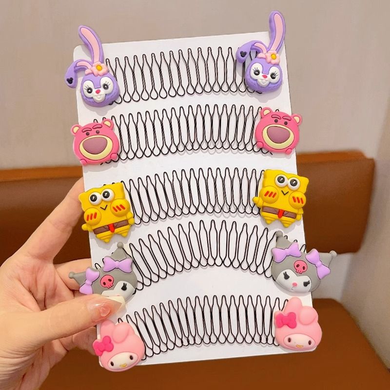 Sanrio Children's Hair Clipping Wonder: Invisible back of the head hairpin, Little Girls' hairpin, Hair clipping and combing accessory full figure