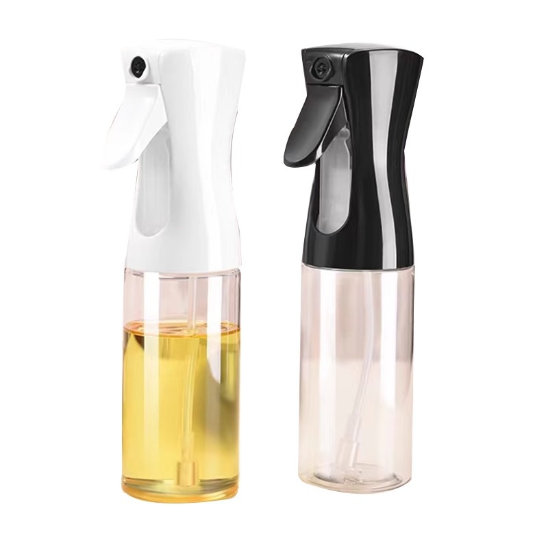 Wholesale of household kitchen air fryer oil spray bottles, oil spray cans, glass spray-atomized edible oil mist small oil cans Item Picture
