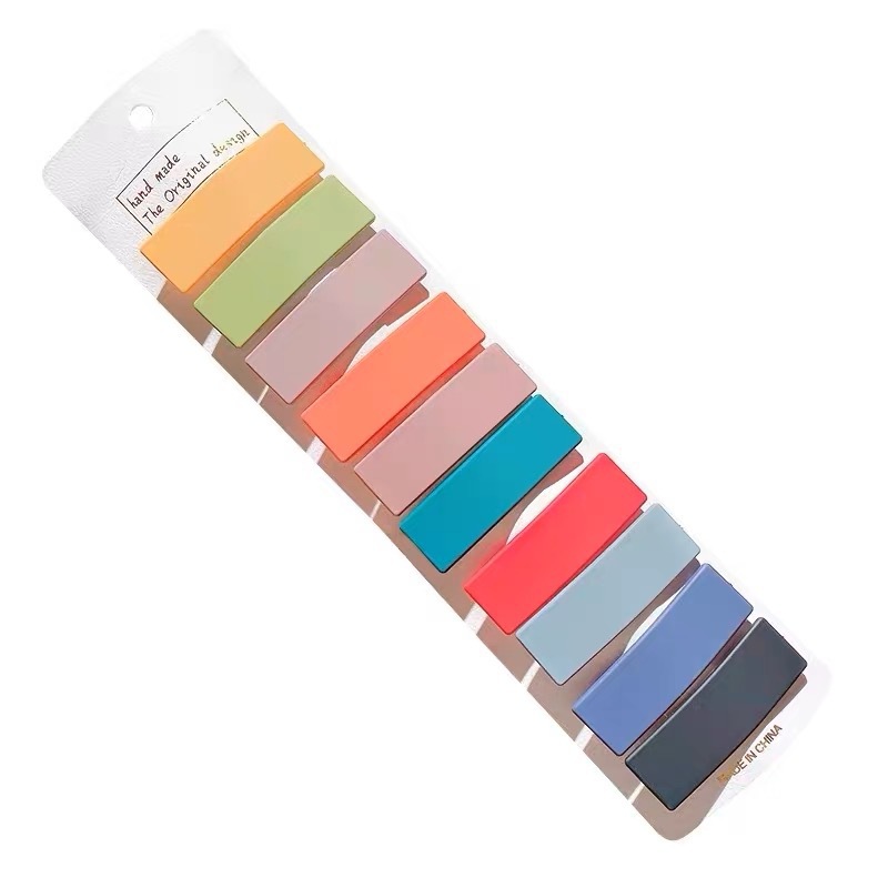 Simple Korean-style diy hair clips, baby girl clips, straight clips, bangs clips, hair accessories, back of the head, broken hair clips, hair clips wholesale Item Picture