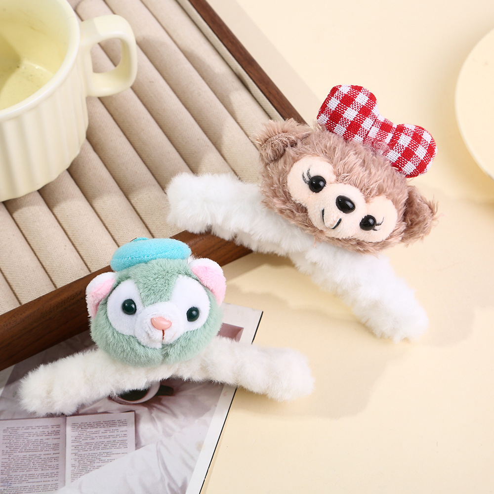 Autumn and winter Stardew hair band, plush rabbit ear headband, sweet girl, cute little rabbit face wash hair pressing accessory Specification drawing