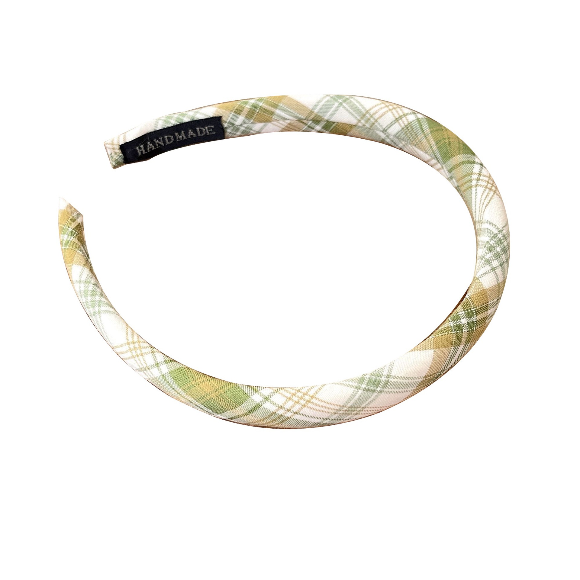 Colorful checkered small hair band for girls 2023 new style, versatile for going out, summer high-end pressure-sensitive hair tie headband Item Picture