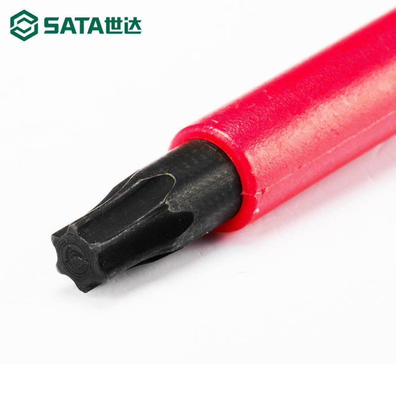 Shida VDE insulated patterned screwdriver, electrician's special screwdriver, high-voltage resistant new energy screwdriver, taper tool Specification drawing