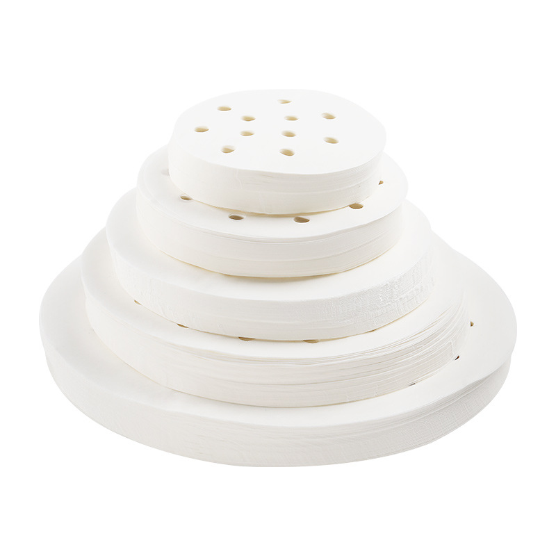 Steamer paper, steamed bun and bun pad paper, non-stick household food-grade special disposable pad, steamer paper pad, drawer cloth Item Picture
