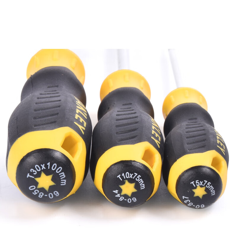 STANLEY B series rubber-handled flower-shaped screwdrivers, flower-shaped screwdrivers, plum blossom type, hexagonal star type Application Scenario