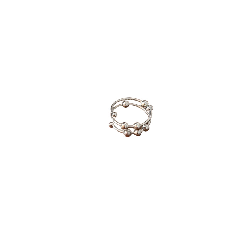 The same style of fashionable and simple ring on Xiaohongshu, with a light luxury and niche design for women. The opening is adjustable and it is a versatile accessory Item Picture