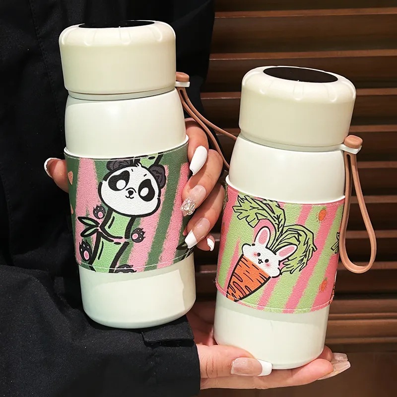 Portable, shockproof and cute 2024 new cup on Instagram, with a high level of appearance and a simple Korean-style niche tea-water separation brewing cup Specification drawing