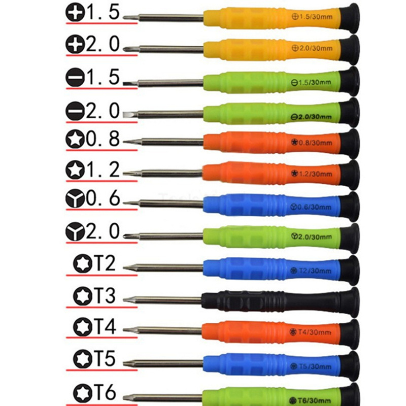 This is a set of disassembly tools suitable for iPhone repair and disassembly, including Samsung and Xiaomi screwdrivers full figure