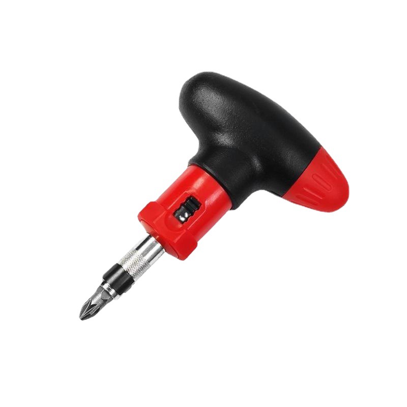 Ratchet screwdriver with 6.35MM hex socket multi-functional socket socket torque handle for forward and reverse rotation Item Picture
