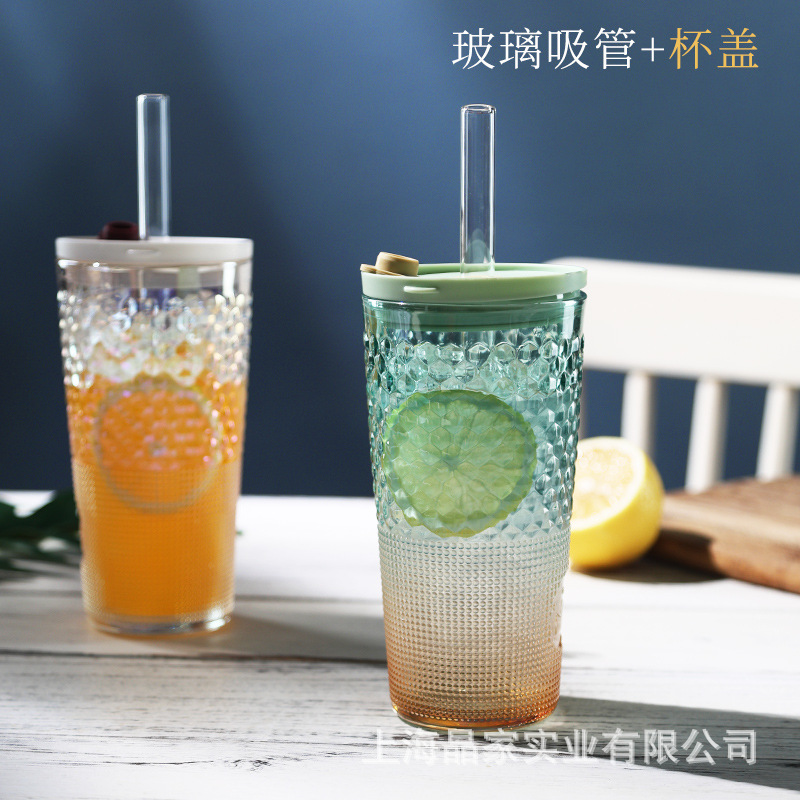 The Queen's Cup is a creative and highly attractive women's straw cup, a home and office glass cup, and a new gift for employee welfare activities Specification drawing