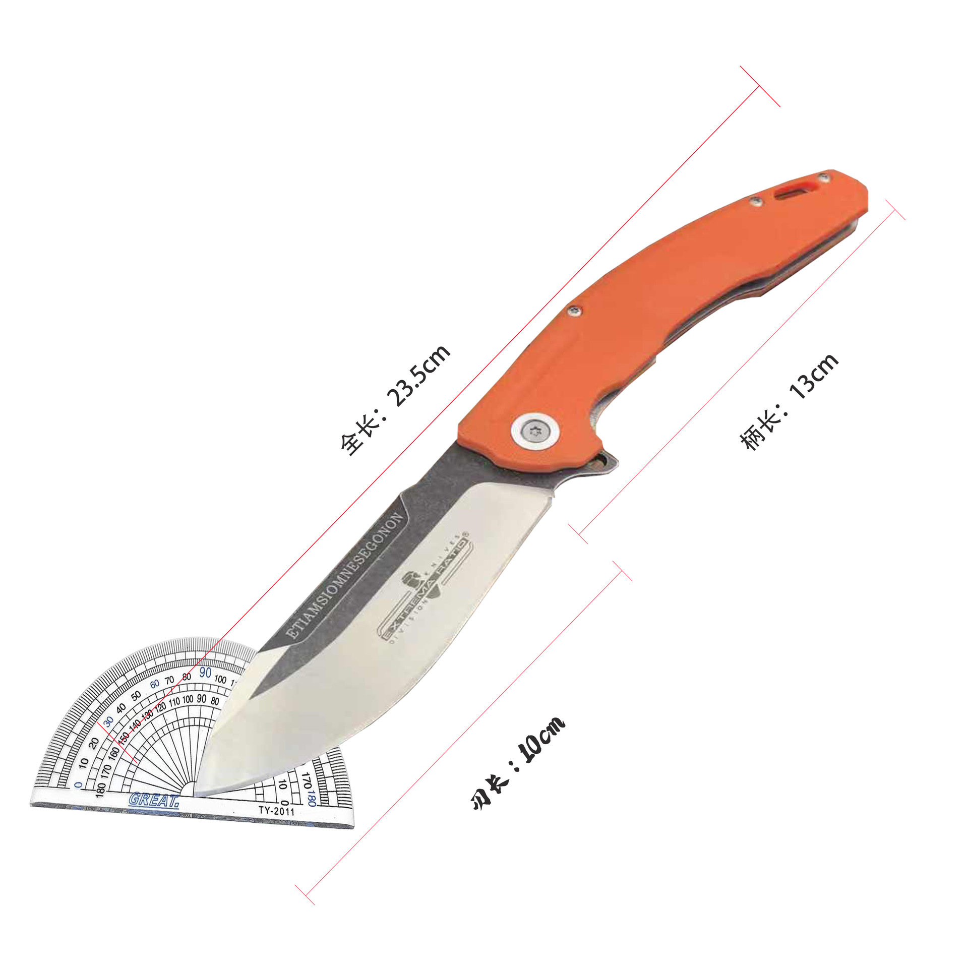 Extreme force Flying Fish Outdoor high-hardness folding knife, wilderness survival knife, portable tactical knife, camping knife collection Item Picture