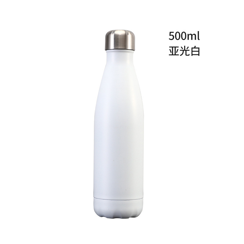 Amazon stainless steel 304 water cup, creative vacuum insulated cup, sports water bottle, 500ml cola bottle in stock Item Picture