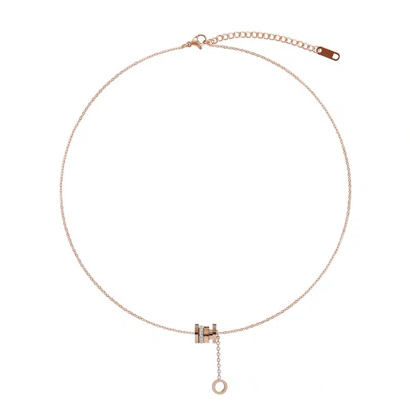 Korean 18k tassel waist necklace, trendy Roman numeral pendant for women on Instagram, popular online celebrity, non-fading collarbone chain necklace Item Picture