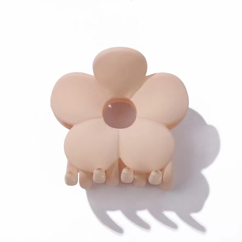 Simple large-sized flower hair clips for women, summer style, back head hair clips, elegant hairpins, headwear, hair clips, hair accessories Item Picture