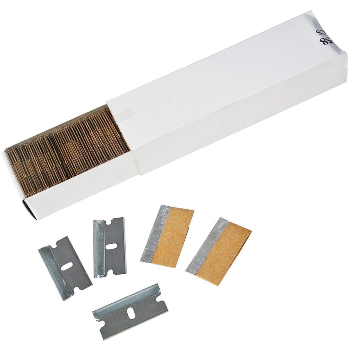 Car film UV, mobile phone repair, screen glue removal scraper, stainless steel single-sided blade, QC glass scraper, small piece scraper details Picture