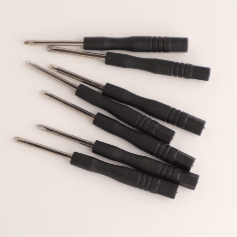 Toy delivery: Small screwdriver, 3MM cross-head screwdriver, 3mm flat-head mini screwdriver, computer screw removal Application Scenario