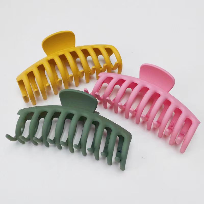 Bath coil, hair clip, large head clip, fixed hair clip, headwear, summer hair clip, shark clip, hair clip details Picture