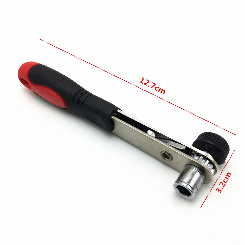 Ratchet semi-automatic screwdriver, 6.35mm quick socket wrench, 1/4 screwdriver undefined