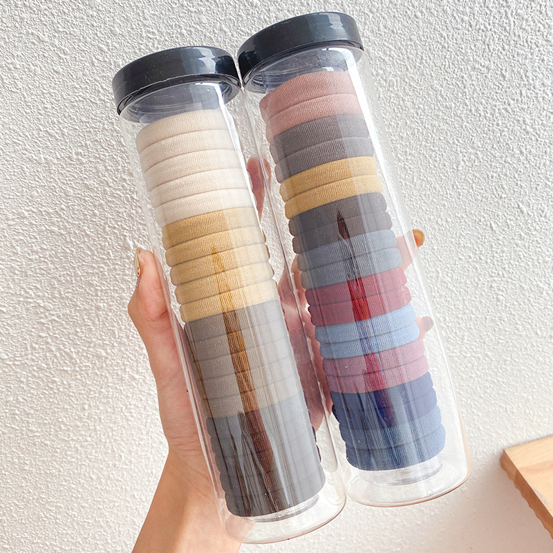 Korean version 20 high-elasticity hair ties, seamless rubber bands, women's hair ties, no hair damage, no hair tie, hair band full figure