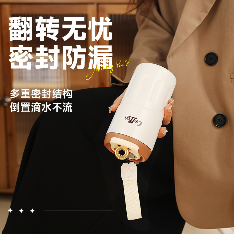 The new best-selling 316 stainless steel insulated cup with a high appearance level is a portable coffee cup that can be used outdoors details Picture