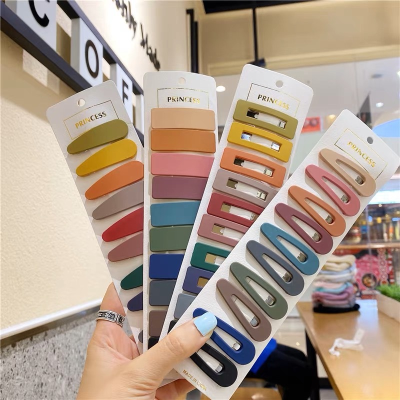 Simple Korean-style diy hair clips, baby girl clips, straight clips, bangs clips, hair accessories, back of the head, broken hair clips, hair clips wholesale details Picture