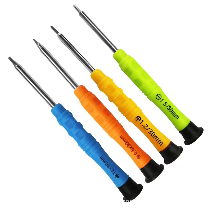 Mini multi-functional screwdrivers for plum blossom, straight, Y-shaped, five-star and cross toy delivery, small screws full figure