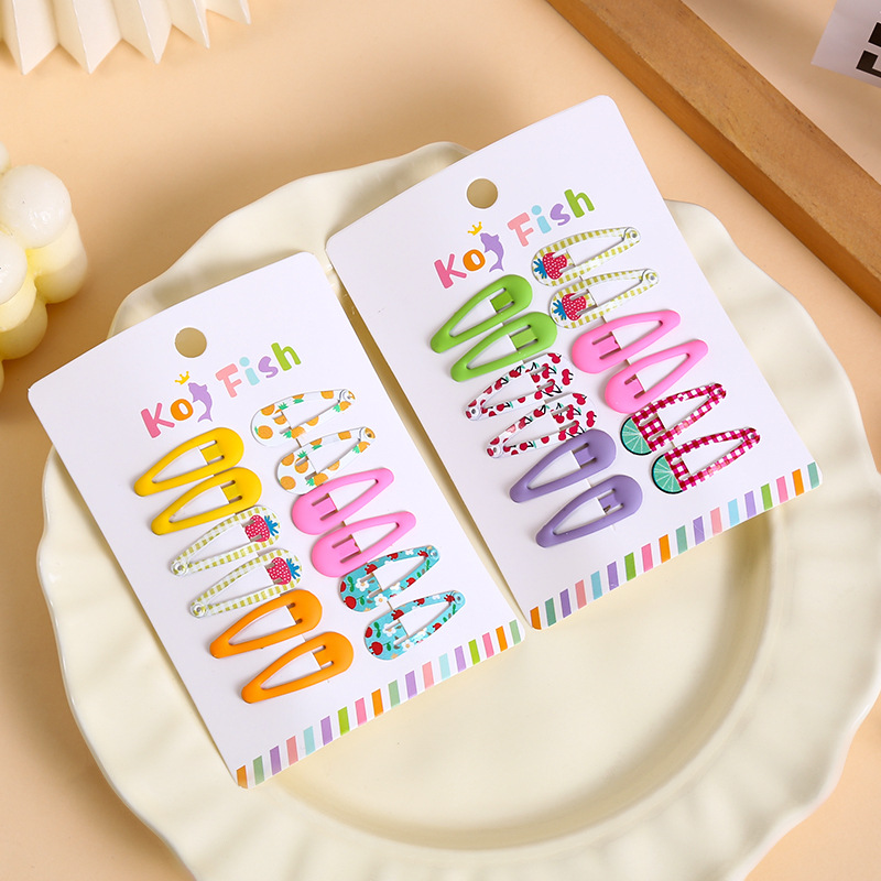 Girl's bangs hair clipping BB clip, girl's back of the head hair clip that doesn't damage the hair, side of the forehead hair clipping clip, small hair clip Specification drawing