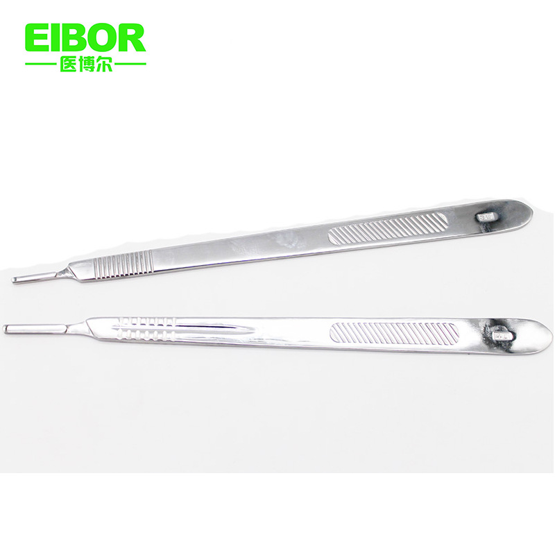Stainless steel knife rest, stainless steel medical knife handle, medical surgical knife rest, medical surgical knife handle 3#, 4#, 7#, 9# Application Scenario