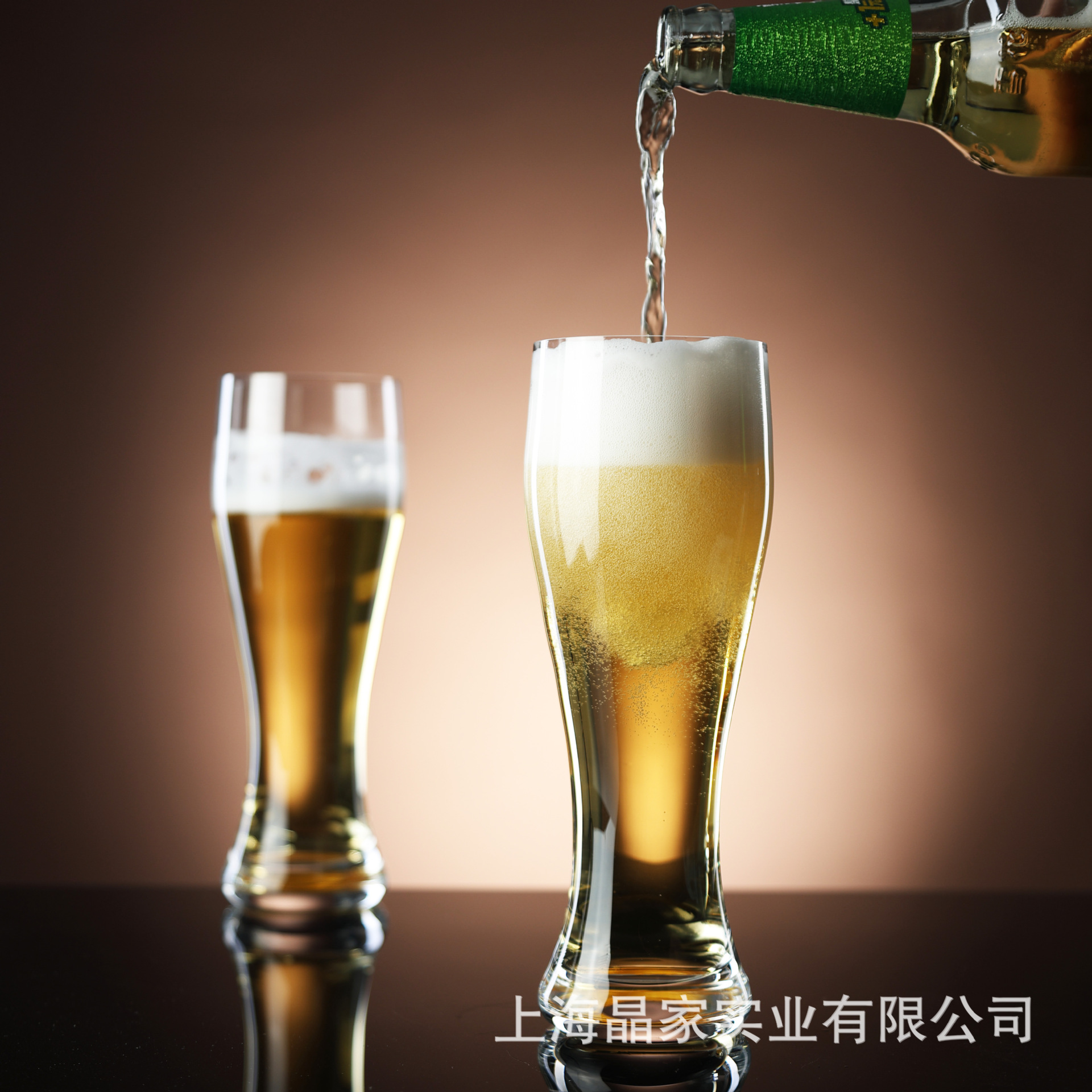 Craft beer mugs, large-capacity draft beer cups, wheat juice cups, creative glass cups, pint cups are available for wholesale with LOGO printing details Picture