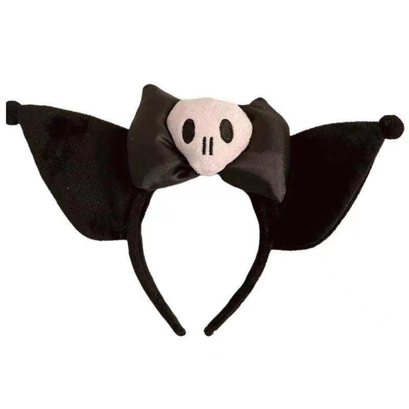 Kulomi Black Ear Bow Headband Hair Accessory melody Dark Night Dark Landmine series Item Picture