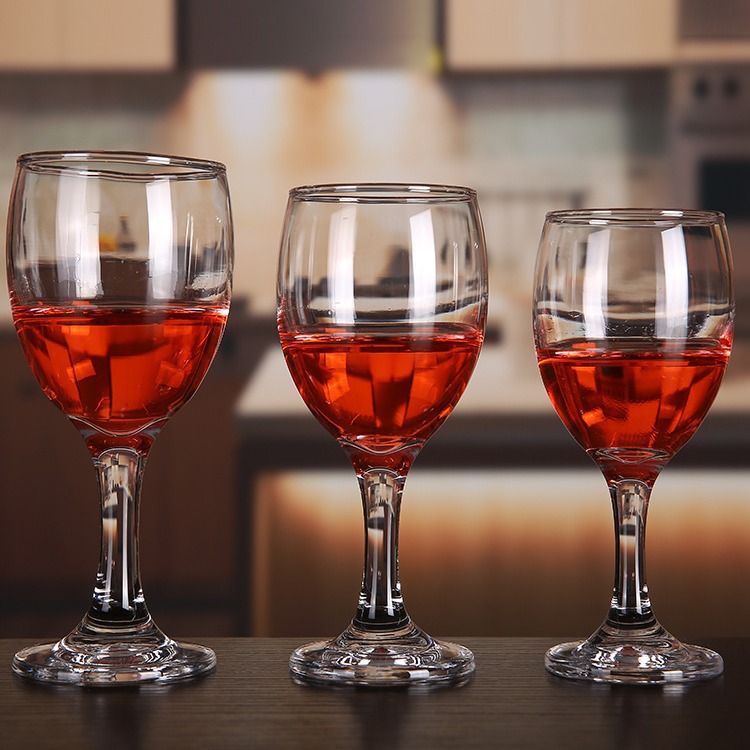Thickened glass wine glasses, tall small wine glasses, commercial glass wine glasses, household wine glasses, brandy and champagne glasses Application Scenario