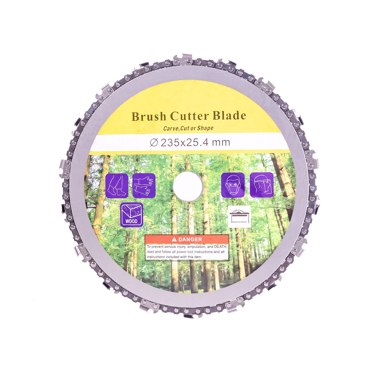 Lawn mower 235mm chain disc, woodworking disc saw blade, 9-inch and 7-inch circular saw blade, universal parts for brush cutting machine Item Picture