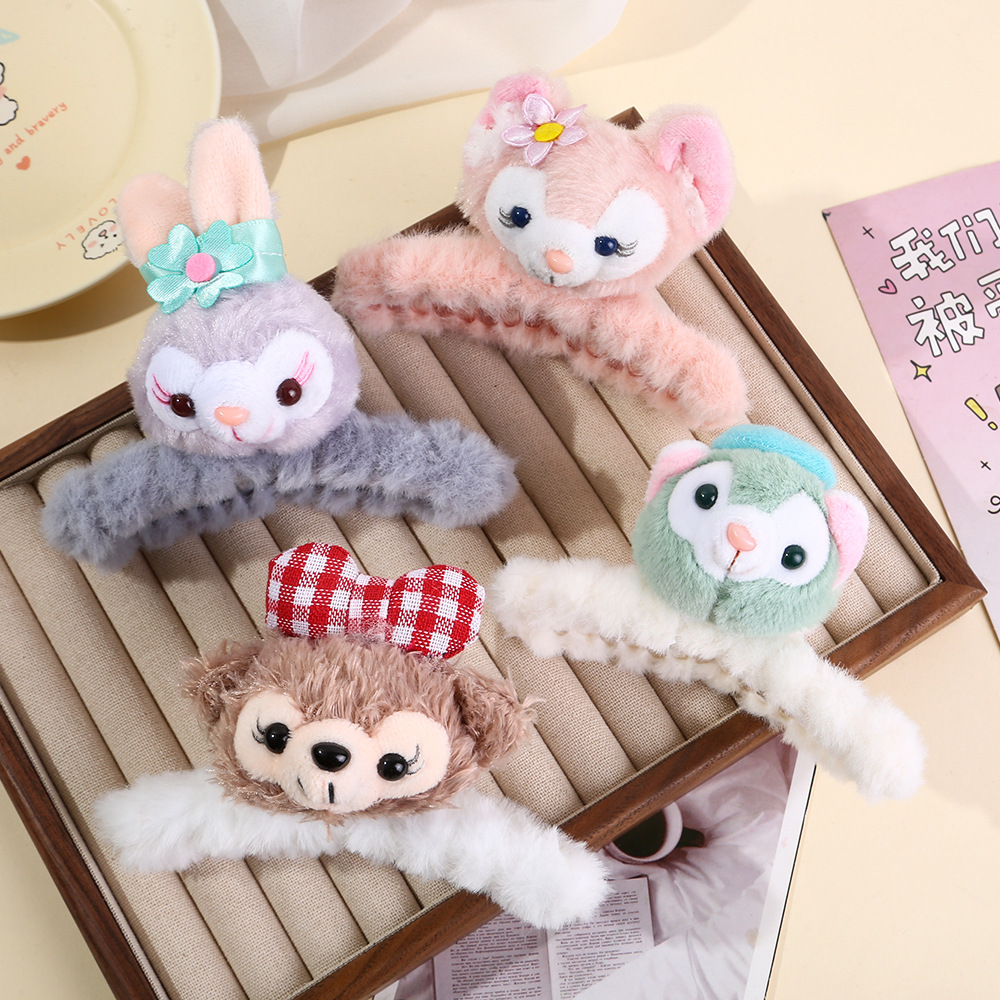 Autumn and winter Stardew hair band, plush rabbit ear headband, sweet girl, cute little rabbit face wash hair pressing accessory details Picture