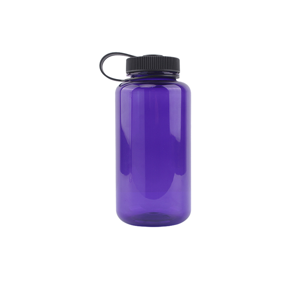 tritan material 1L space cup, BPA-free plastic with lid, large-capacity water bottle, outdoor sports water cup Specification drawing